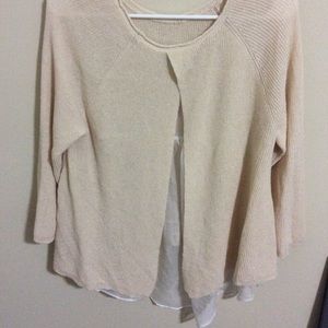 Olivia Sky Open Back Sweater